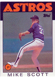 1986 Topps Baseball Cards      268     Mike Scott